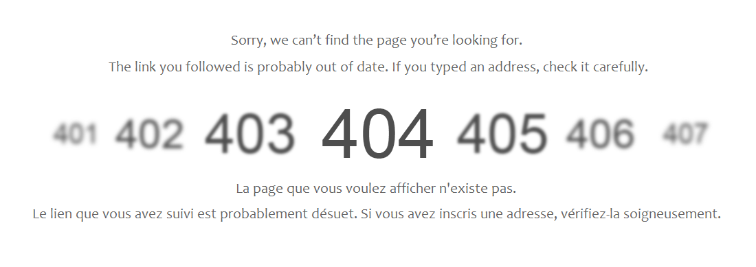 Error 404